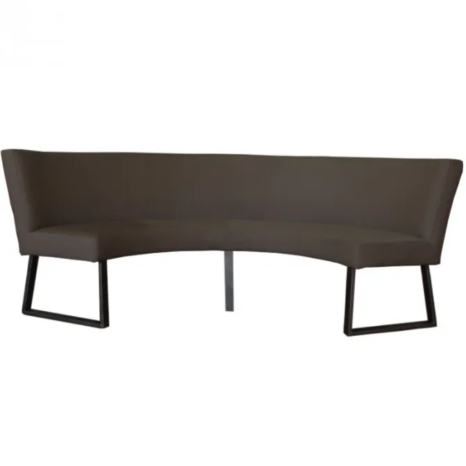 Eetkamerbank - Rotterdam - stof Element antraciet 02 - geschikt voor tafel 130 cm
