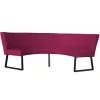 Eetkamerbank - Rotterdam - stof Element fuchsia 19 - geschikt voor tafel 150 cm