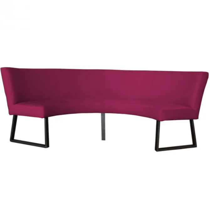 Eetkamerbank - Rotterdam - stof Element fuchsia 19 - geschikt voor tafel 150 cm