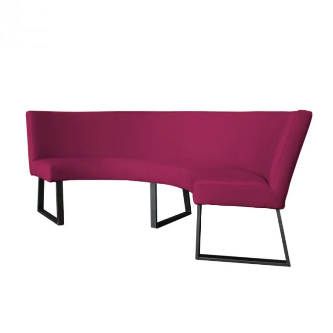 Eetkamerbank - Rotterdam - stof Element fuchsia 19 - geschikt voor tafel 150 cm
