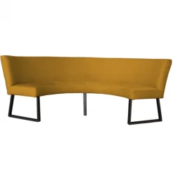 Eetkamerbank - Rotterdam - stof Element goud 08 - geschikt voor tafel 130 cm