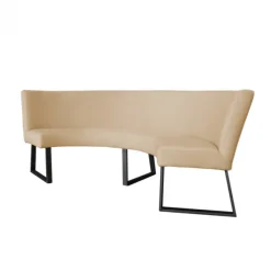 Eetkamerbank - Rotterdam - stof Element beige 06 - geschikt voor tafel 130 cm