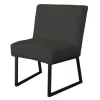 Eetkamerstoel - Amsterdam - geschikt voor ronde tafel - stof Element antraciet 01