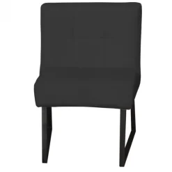 Eetkamerstoel - Amsterdam - geschikt voor ronde tafel - stof Element donkergrijs 22