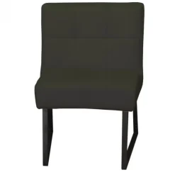 Eetkamerstoel - Amsterdam - geschikt voor ronde tafel - stof Element antraciet 02