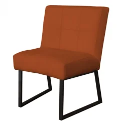 Eetkamerstoel - Amsterdam - geschikt voor ronde tafel - stof Element koper 09