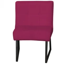 Eetkamerstoel - Amsterdam - geschikt voor ronde tafel - stof Element fuchsia 19