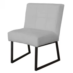 Eetkamerstoel - Amsterdam - geschikt voor ronde tafel - stof Element steengrijs 24