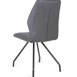 Eetkamerstoel - Apollo - leer Vintage zwart