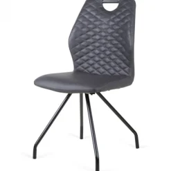 Eetkamerstoel - Carlos - leer Vintage zwart