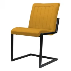 Eetkamerstoel - Lara - stof Element goud 08