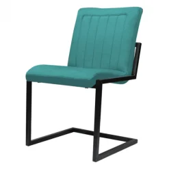 Eetkamerstoel - Lara - stof Element turquoise 15