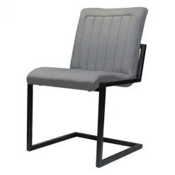 Eetkamerstoel - Lara - stof Element cementgrijs 23