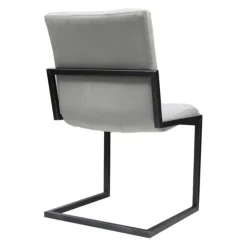Eetkamerstoel - Lara - stof Element lichtgrijs 04