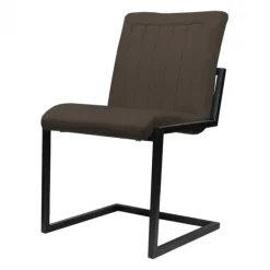 Eetkamerstoel - Lara - stof Element donkerbruin 25