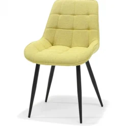 Eetkamerstoel - Loena - stof Teddy Geel