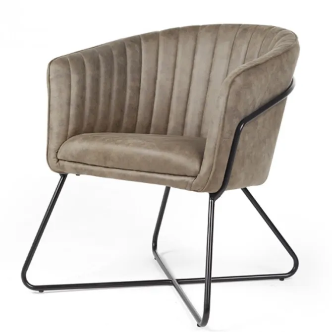 Eetkamerstoel - Nova - lederlook Soft groen