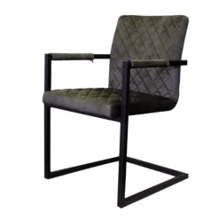 Eetkamerstoel - Rome - stof Adore Groen