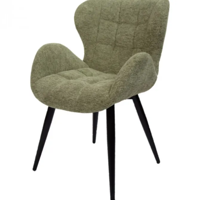 Eetkamerstoel - Simon - stof Fantasy geweven mayfly