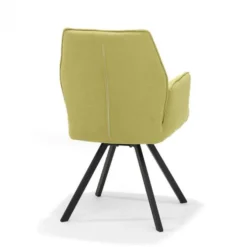 Eetkamerstoel - Tina - stof Teddy geel