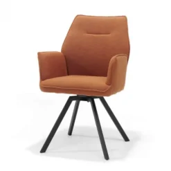 Eetkamerstoel - Tina - stof Teddy terra