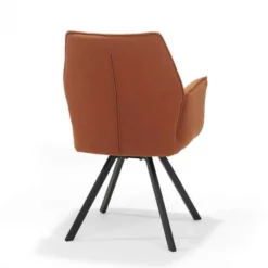 Eetkamerstoel - Tina - stof Teddy terra