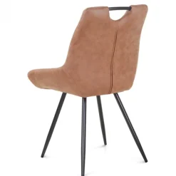 Eetkamerstoel SC3 - lederlook Soft cognac