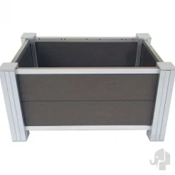 Elephant Plantenbak composiet - Rock Grey - 45 x 76 x 40 cm - incl. binnenbak