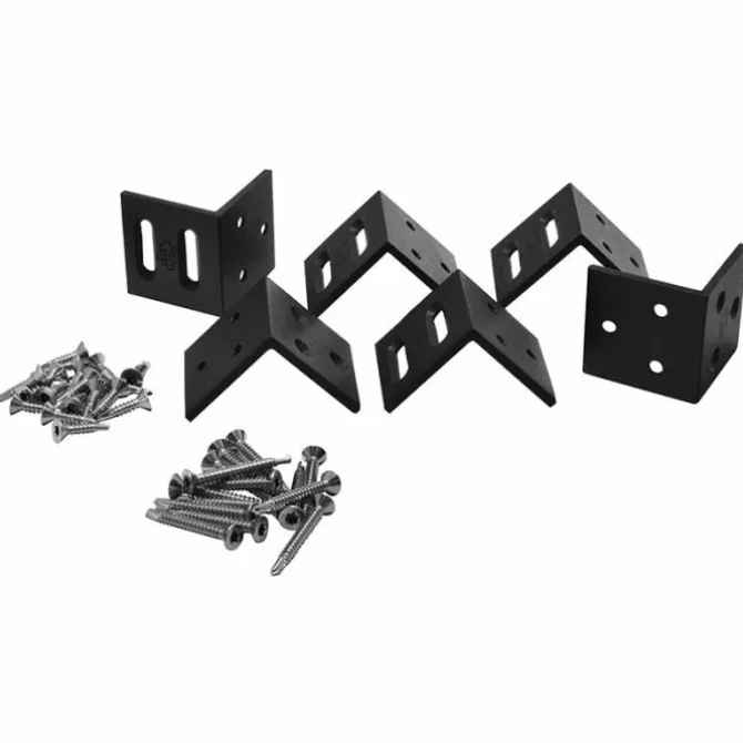 Elephant Schutting set composiet Forte antraciet met antraciet aluminium kader (9,41 meter)