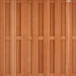 Elephant Schutting set hardhout kempas Timber recht 14L v-groef (7,55 meter)