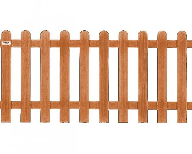 Elephant Tuinhek set hardhout Bankirai Classic recht 10L ribbel (5,64 mtr)