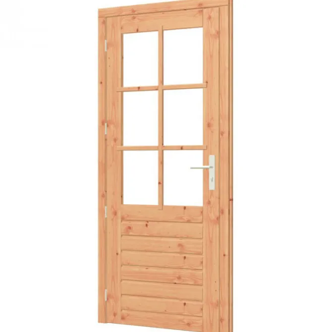 Enkele deur met kozijn - linksdraaiend - 830 x 2060 mm