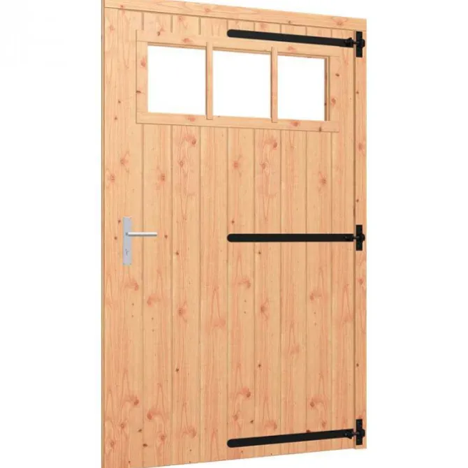 Enkele deur met kozijn - rechtsdraaiend - 1200 x 2100 mm