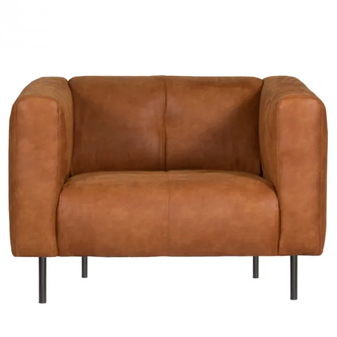 Fauteuil - Almada - leer Bull cognac 28
