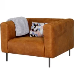 Fauteuil - Almada - leer Bull cognac 28