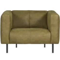 Fauteuil - Almada - leer Bull groen 59