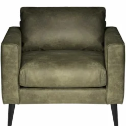 Fauteuil - Aster - lederlook Dalton groen 14