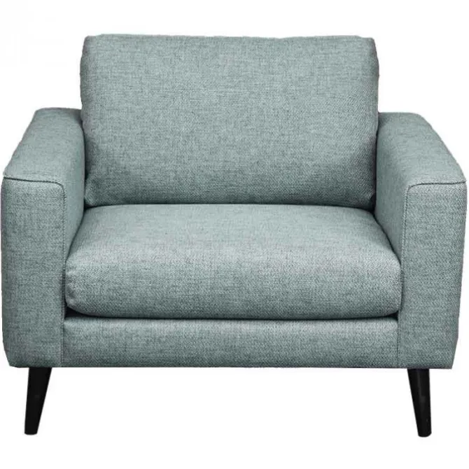 Fauteuil - Aster - stof Side blauwgrijs 142