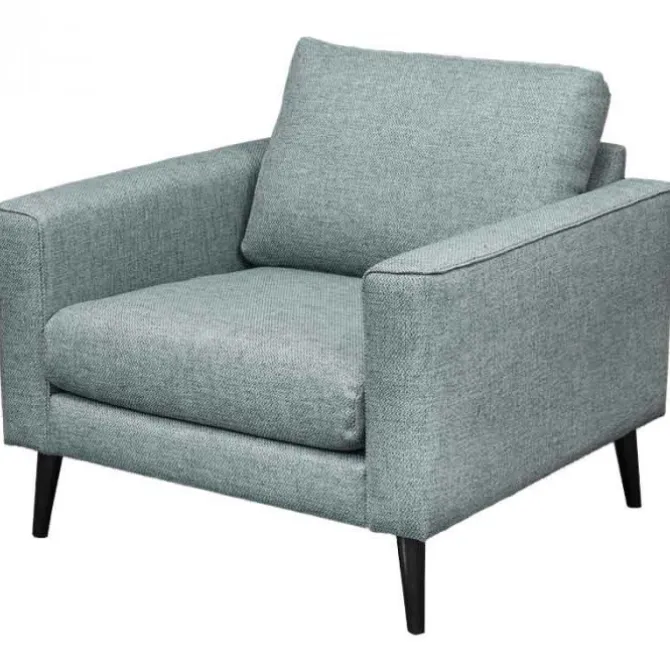 Fauteuil - Aster - stof Side blauwgrijs 142