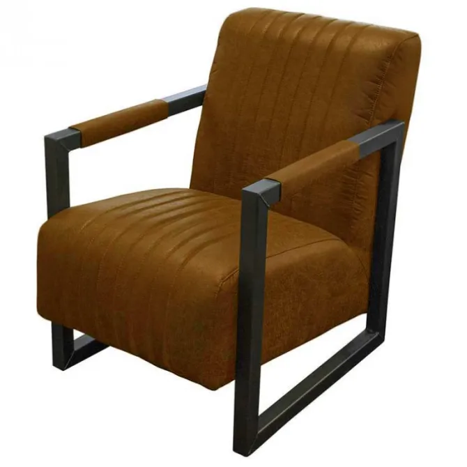 Fauteuil - Capri - leer Colorado cognac 03