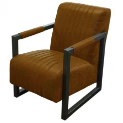 Fauteuil - Capri - leer Colorado cognac 03