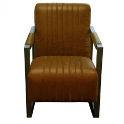 Fauteuil - Capri - leer Colorado cognac 03