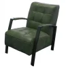Fauteuil - Elba - Lederlook Missouri groen 10