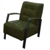 Fauteuil - Elba - leer Colorado groen 08