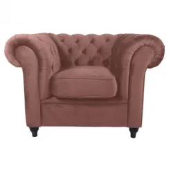 Fauteuil - Giethoorn - Kronos fluweel roze 29