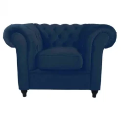 Fauteuil - Giethoorn - Kronos fluweel blauw 9