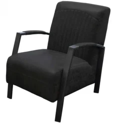 Fauteuil - Giulietta - leer Colorado antraciet 01