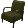 Fauteuil - Giulietta - leer Colorado groen 08