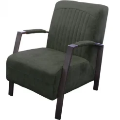 Fauteuil - Giulietta - velours Adore Hunter groen 156