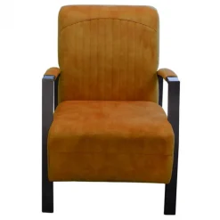 Fauteuil - Giulietta - velours Adore cognac 28